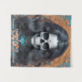 Tenture LITE Memento Mori Femme Skull (Devant (Horizontal))