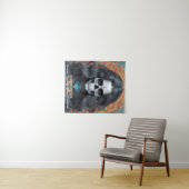 Tenture LITE Memento Mori Femme Skull (En situation (horizontale))