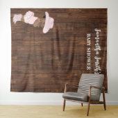 Tenture Little AA Cowgirl Baby shower occidental (En situation (horizontale))