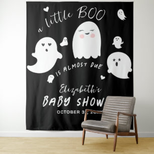 Tenture Little Boo est une Fête Prénatale Halloween pour B