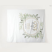 Tenture Little Miss ONEderful Premier Anniversaire Photobo (Devant (Horizontal))