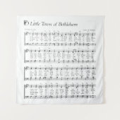 Tenture Little Town Bethlehem Christmas Carol (Devant)