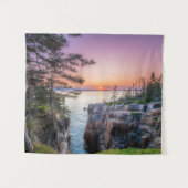 Tenture Littoral | Parc national Ravens Nest Acadia Maine (Devant (Horizontal))