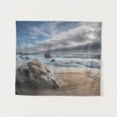 Tenture Littoral | Stormy Big Sur, Californie (Devant (Horizontal))