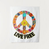 Tenture Live Free.w (Devant)