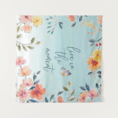 Tenture Live In The Moment - Les Bliss de la nature (Devant (Horizontal))