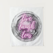 Tenture Live Laugh Lens Tapestry (Devant)