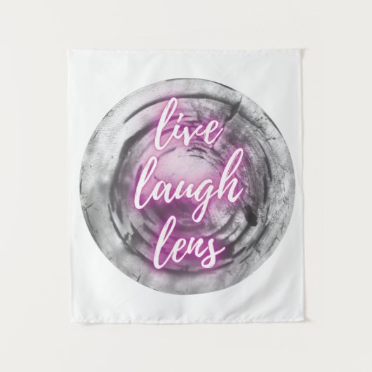 Tenture Live Laugh Lens Tapestry (Devant)