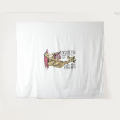 Tenture Livre amusant Giraffe Longue Forme Lire Contes lon (Devant (Horizontal))