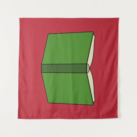 Tenture Livre vert de dessin (Devant (Horizontal))