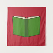 Tenture Livre vert de dessin (Devant)