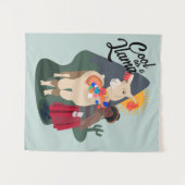 Tenture Llama with her little girl wall art (Devant (Horizontal))
