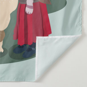 Tenture Llama with her little girl wall art
