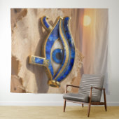 Tenture L'œil égyptien (En situation (horizontale))