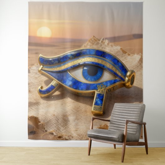 Tenture L'œil égyptien (En situation)