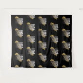 Tenture Logo Commercial Professionnel Sur Fond Noir Promot (Devant (Horizontal))