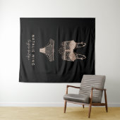 Tenture Logo de la Boutique rose Gold Lingerie (En situation (horizontale))