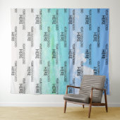 Tenture Logo de l'entreprise de personnalisation de plage  (En situation (horizontale))