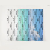 Tenture Logo de l'entreprise de personnalisation de plage  (Devant (Horizontal))