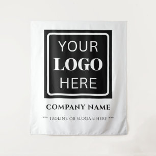Tenture Logo de l'entreprise Elegant Moderne Contexte de l