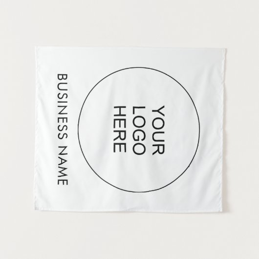 Tenture Logo de l'entreprise personnalisée Ajouter un Modè (Devant (Horizontal))