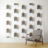 Tenture Logo de l'entreprise professionnelle sur promotion (En situation (horizontale))