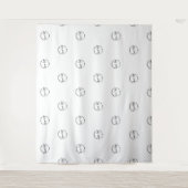 Tenture Logo de société de salon professionnel de douane (Devant)