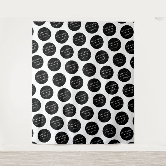 Tenture Logo de société personnalisé (Devant)