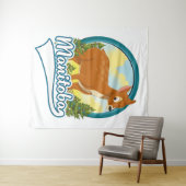 Tenture Logo de voyage du Manitoba Canada (En situation (horizontale))