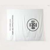 Tenture Logo d'entreprise | Dossier photo blanc profession (Devant (Horizontal))