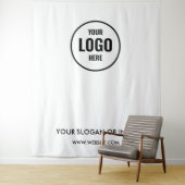 Tenture Logo d'entreprise | Dossier photo blanc profession (En situation)