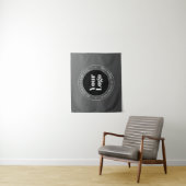 Tenture Logo d'entreprise ou design & texte modifiable (En situation)