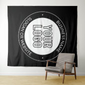 Tenture Logo d'entreprise ou Modèle de texte de conception (En situation (horizontale))