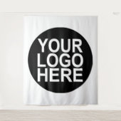 Tenture Logo d'entreprise personnalisé (Devant)