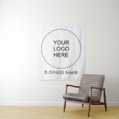 Tenture Logo d'entreprise personnalisé Ajouter un Modèle d (En situation)