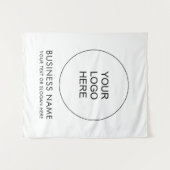 Tenture Logo d'entreprise personnalisé Ajouter un Modèle d (Devant (Horizontal))