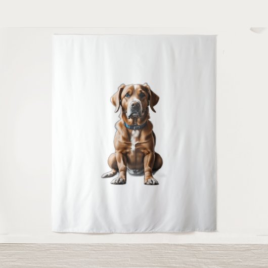 Tenture logo design t-shirt chien (Devant)