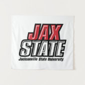 Tenture Logo d'état de Jacksonville State University JAX S (Devant (Horizontal))