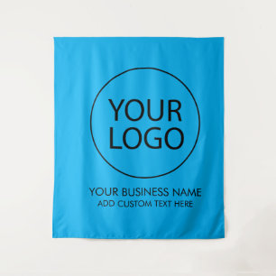 Tenture Logo et texte d'entreprise professionnels de coule