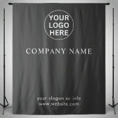 Tenture Logo gris l Événements professionnels d'entreprise