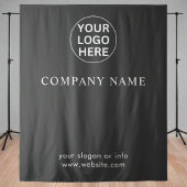 Tenture Logo gris l Événements professionnels d'entreprise