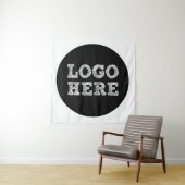 Tenture Logo ici (En situation)