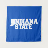 Tenture Logo Indiana State (Devant)