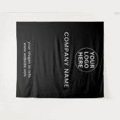 Tenture Logo personnalisé et image de marque commerciale e (Devant (Horizontal))