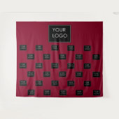 Tenture Logo professionnel Burgundy Fair Backdrop (Devant (Horizontal))