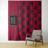 Tenture Logo professionnel Burgundy Fair Backdrop (En situation)