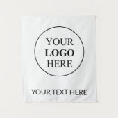 Tenture Logo Promotionnel Personnalisé – Aucune Commande M (Devant)
