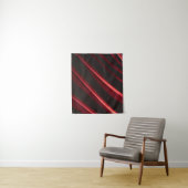 Tenture Logo rouge et noir (En situation)