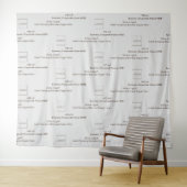 Tenture Logo Slogan Business Step et Repeate, Simple Brown (En situation (horizontale))