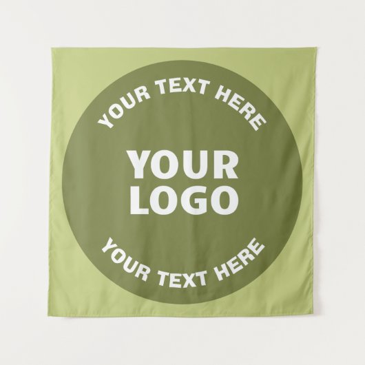 Tenture Logo téléchargé ou design & texte modifiable Toute (Devant)